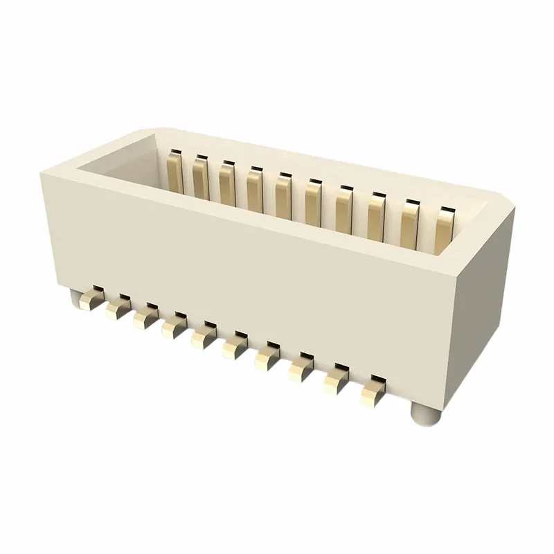 0.8mmソケットダブル列ストレートSMT