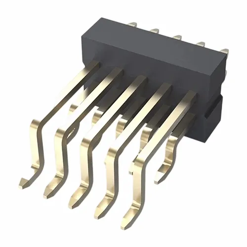 1.0mmピンヘッダー二重列直角SMT