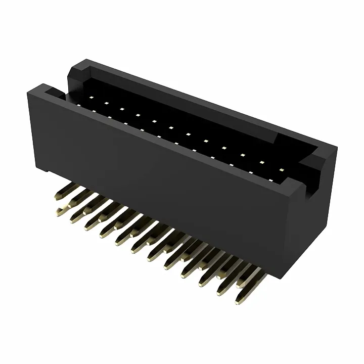 1.27mmボックスヘッダー男性ダブルロウSMT