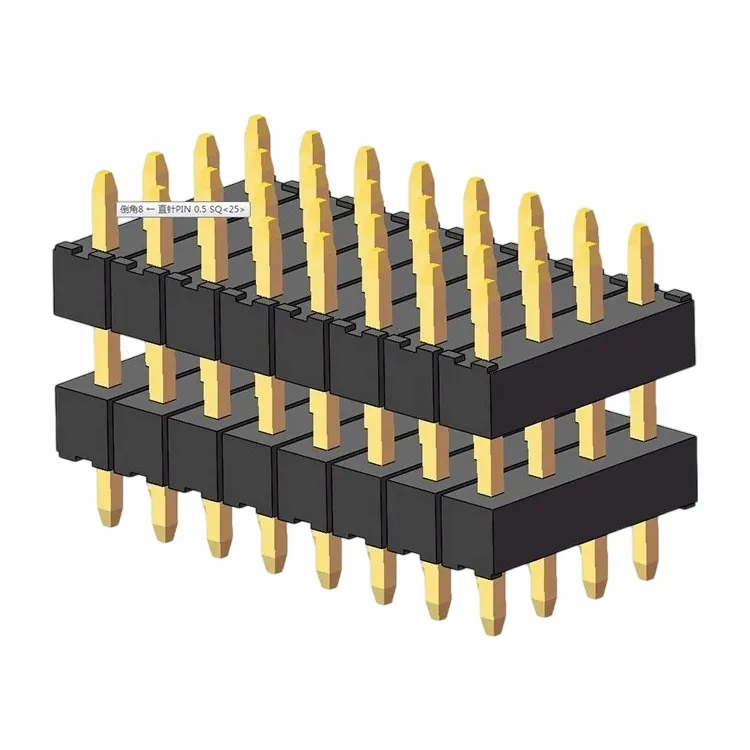 2.0mmピンヘッダー4列ストレート