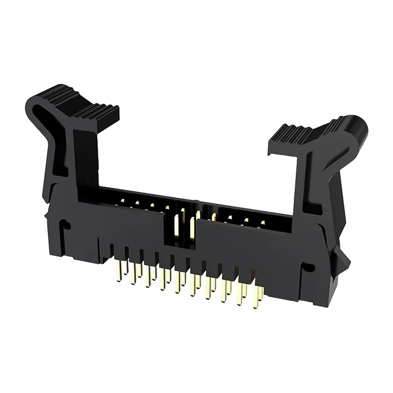 ラッチをまっすぐにした2.54mmボックスヘッダー