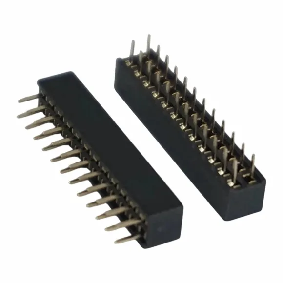 2.54mm女性ヘッダーダブル列ストレートUタイプ