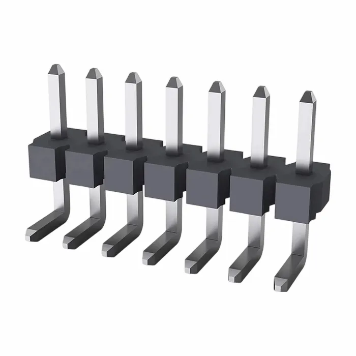 5.08mmピンヘッダーシングル90度ディップ